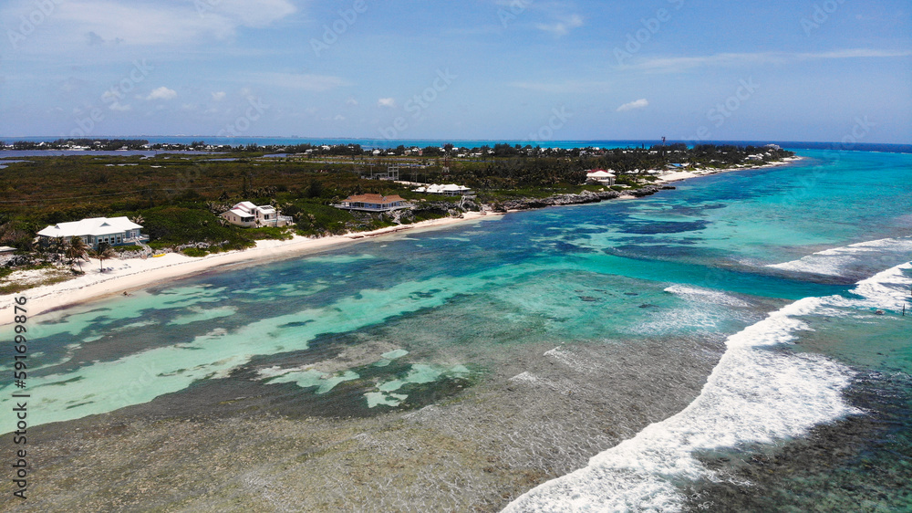 Beautiful destination view of the Grand Cayman, Cayman Islands
