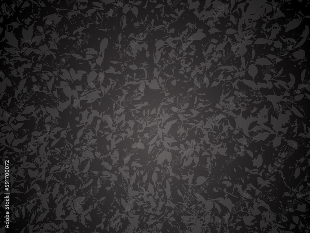 Black leaves pattern background Black leaves pattern background