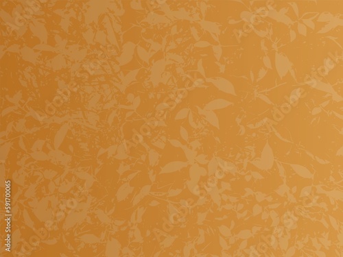 Orange leaves wall texture