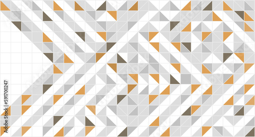 Abstract Geometric Background Triangle Hydraulic Tiles Mosaic Vector