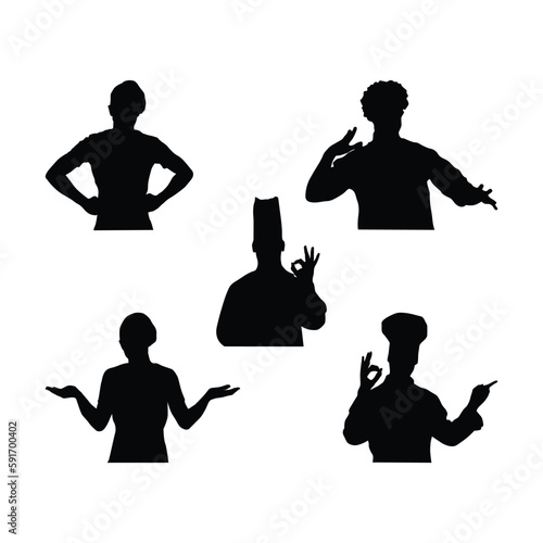 chef silhouette good use for any design you want