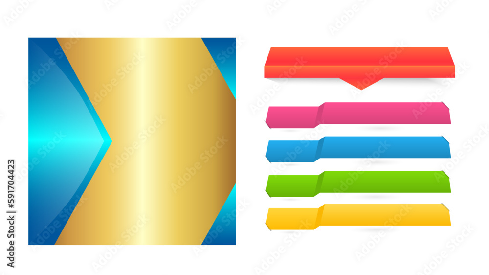 Set Design business presentation template. Vector illustration EPS 10 ...