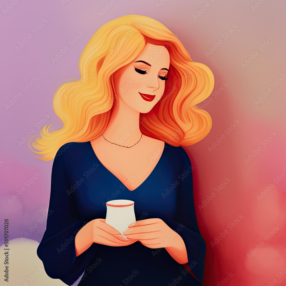 Young Adult Womans Captivating Portrait. Generative Ai Young Adult Womans Captivating Portrait. Generative Ai