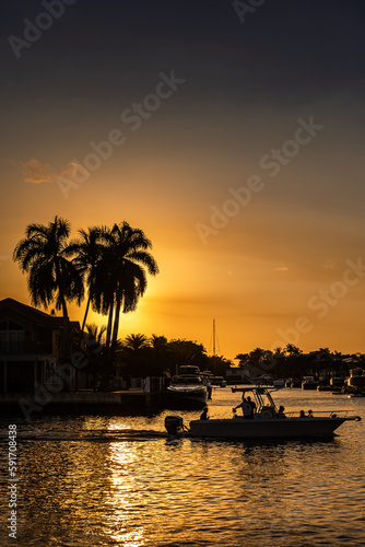 Sunset on Intercoastal photo