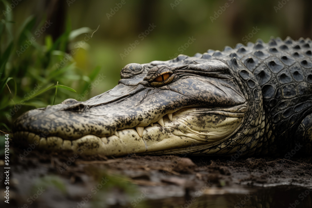 Fototapeta premium Alligator