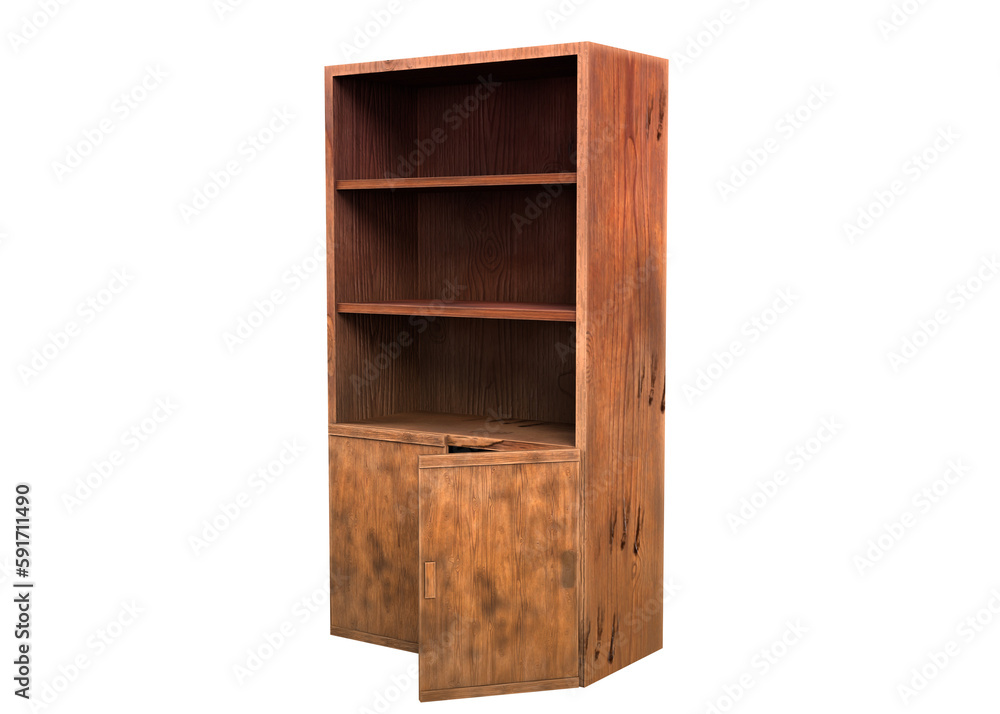 Bookshelf 3d design