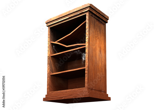 Bookshelf 3d design