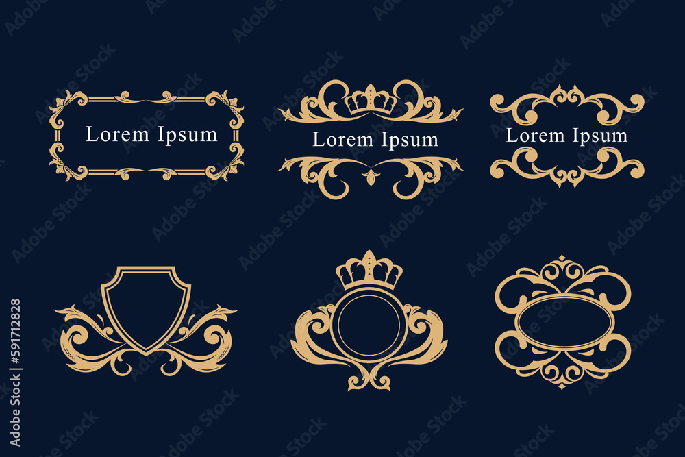 Luxury Logo template flourishes calligraphic elegant ornament lines. identity for Restaurant, Royalty, Boutique, Cafe, Hotel, Heraldic, Jewelry, Fashion and other Luxury Logo template flourishes calligraphic elegant ornament lines. identity for Restaurant, Royalty, Boutique, Cafe, Hotel, Heraldic, Jewelry, Fashion and other