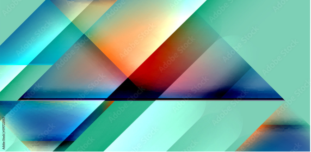 Obraz premium Dynamic bright lines abstract background, stripes with fluid colors, liquid gradients. Vector Illustration For Wallpaper, Banner, Background, Card, Book Illustration, landing page
