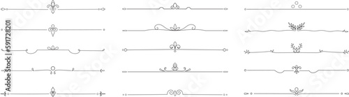 vector big set of dividers Разделители