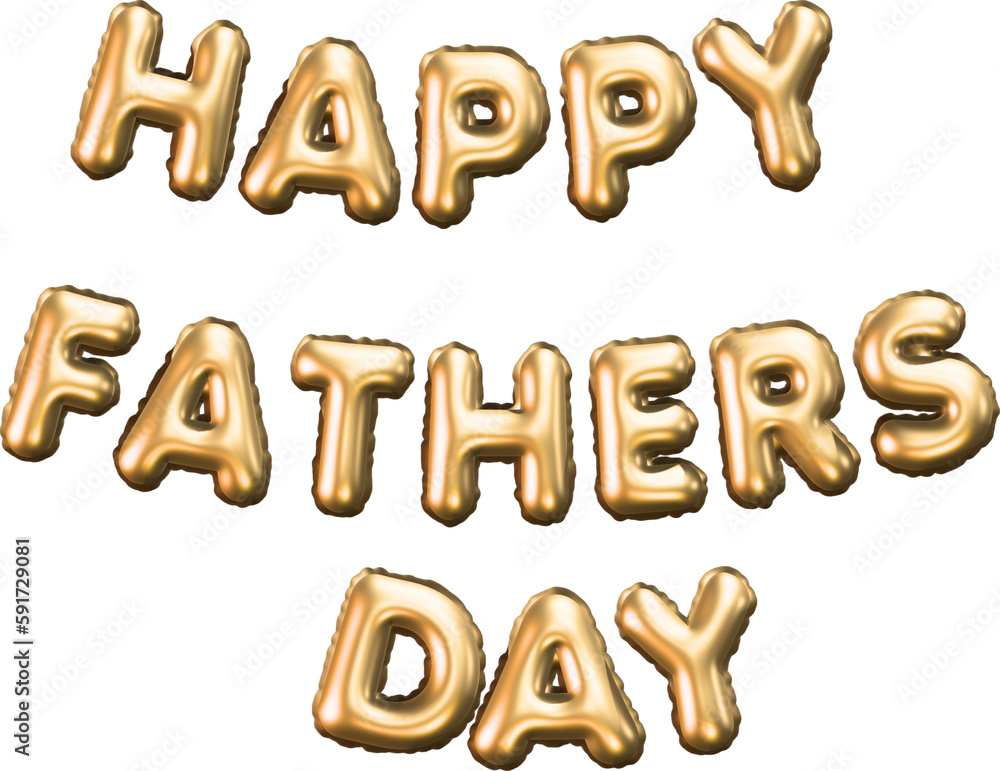 Transparent Happy Father's Day Foil Balloon Lettering Transparent Happy Father's Day Foil Balloon Lettering