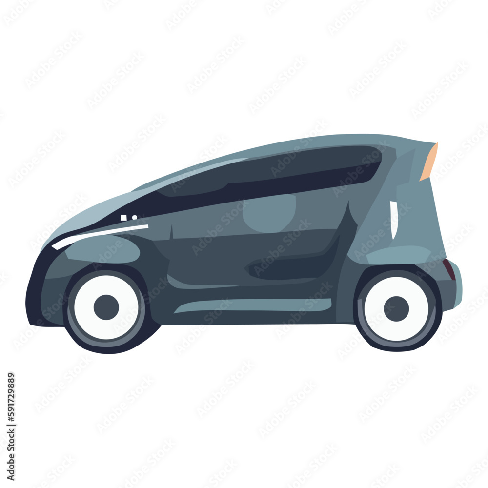 Modern sports car driving on shiny blue background Modern sports car driving on shiny blue background
