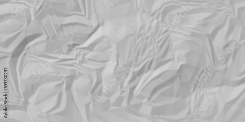 white facbric paper backdrop crumpled texture. white wrinkled textured crumpled black paper background. panorama white paper texture background, crumpled pattern.