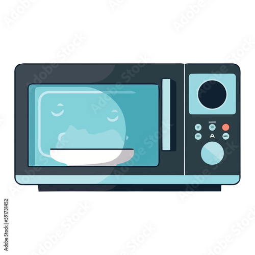 Modern kitchen appliances symbolize domestic life simplicity
