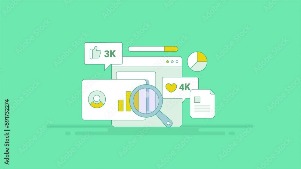 Data analytics on dashboard business artificial intelligence software big data graph social media insights digital technology animation video. Data analytics on dashboard business artificial intelligence software big data graph social media insights digital technology animation video.