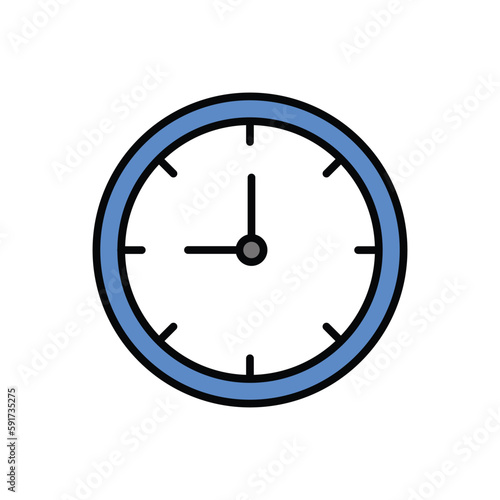 Clock icon vector stock. Free Download Clock icon vector stock. - GFXLoad