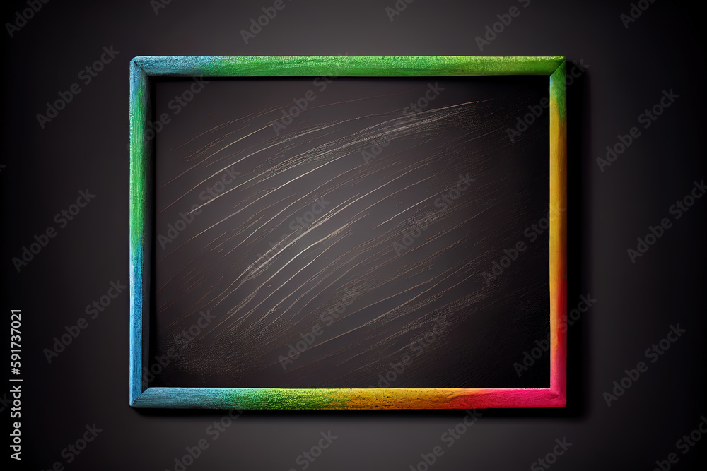 Chalk drawn back to school icons vector. Generative Ai Chalk drawn back to school icons vector. Generative Ai