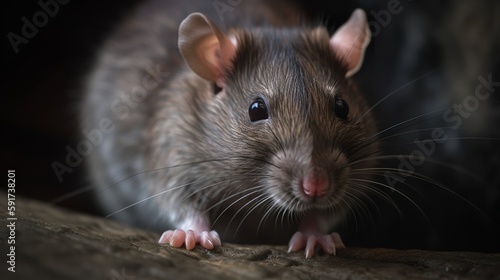 Inquisitive Brown Rat © Emojibb.Family