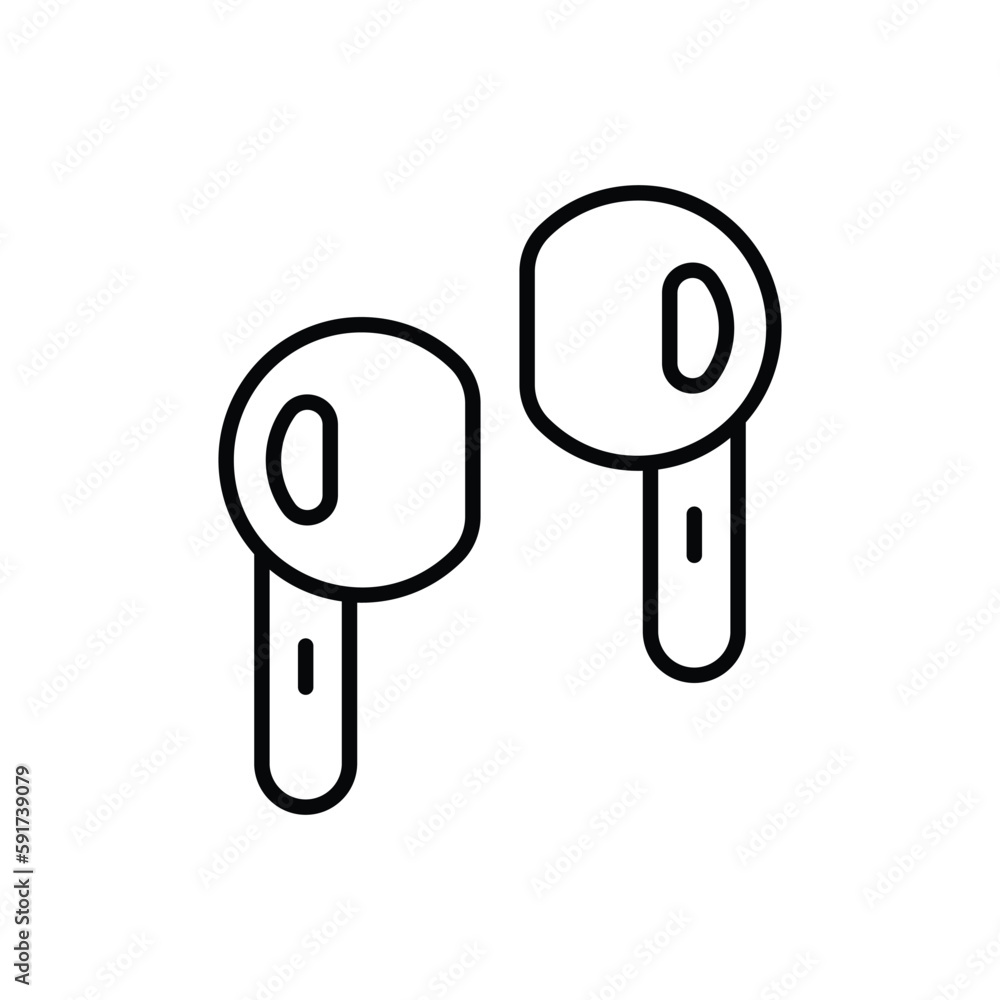 Headphone icon vector stock. Headphone icon vector stock.