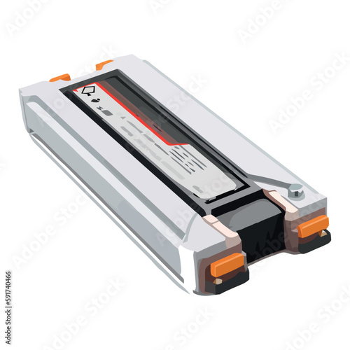 Modern machinery symbolizes the electronics industry power supply