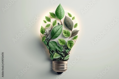 eco, friendly, lightbulb, renewable, sustainable, energy, green, leaves, environment, environmental, light bulb, recycle, power, protect, reduce, reuse, zero, business, industry, development, agricult photo