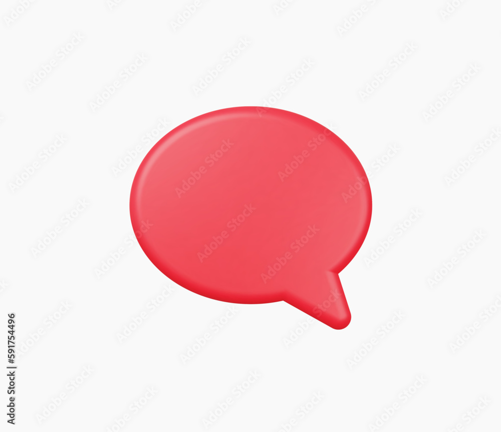 3d Realistic Chat or online message vector illustration 3d Realistic Chat or online message vector illustration