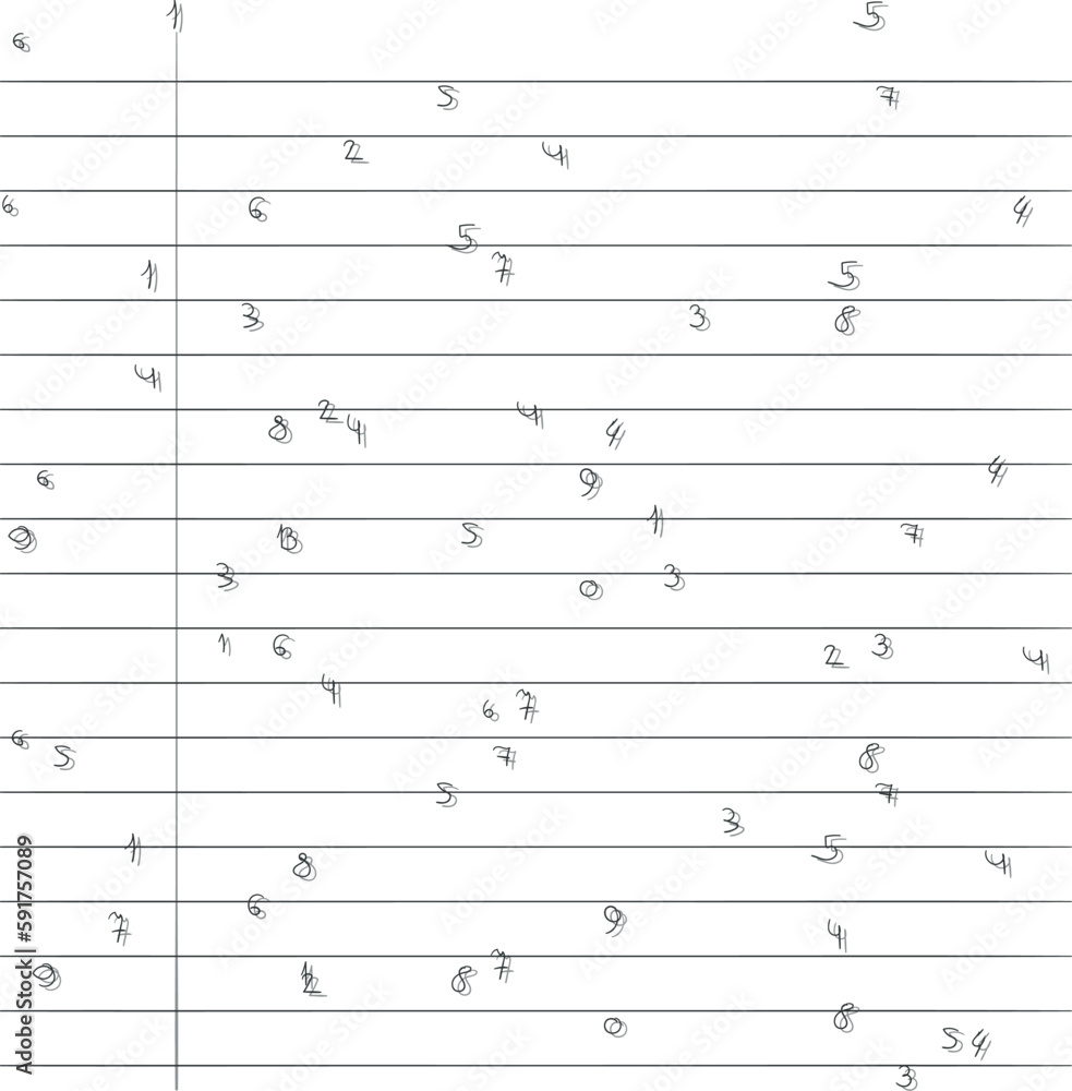 This sheet with small numbers is suitable for the design of mathematical notebooks. This sheet with small numbers is suitable for the design of mathematical notebooks.