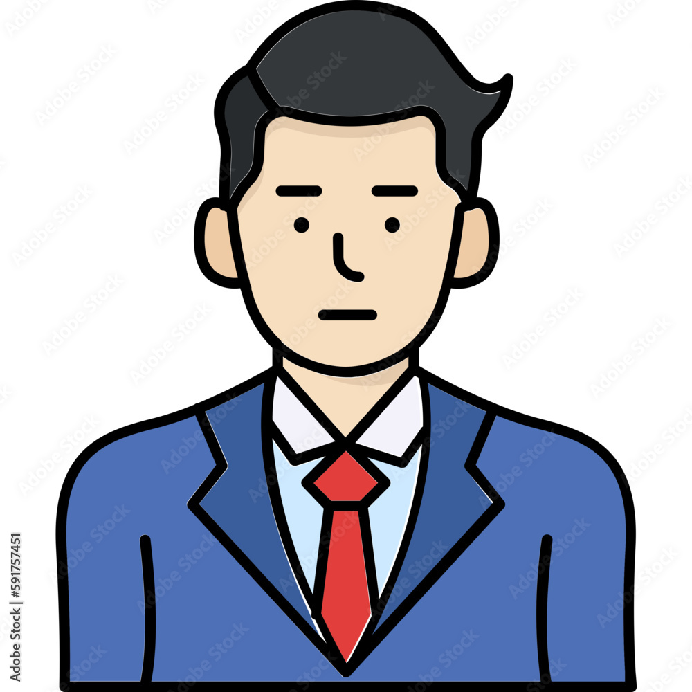 Businessman which can easily edit or modify

