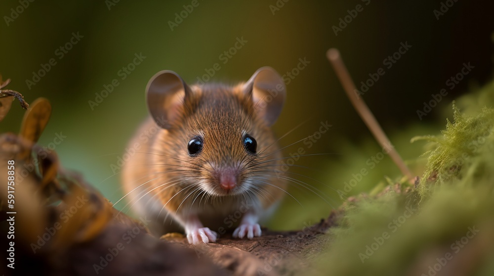Adorable Field Mouse Close-Up Adorable Field Mouse Close-Up