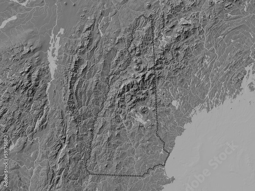 New Hampshire, United States of America. Bilevel. No legend photo