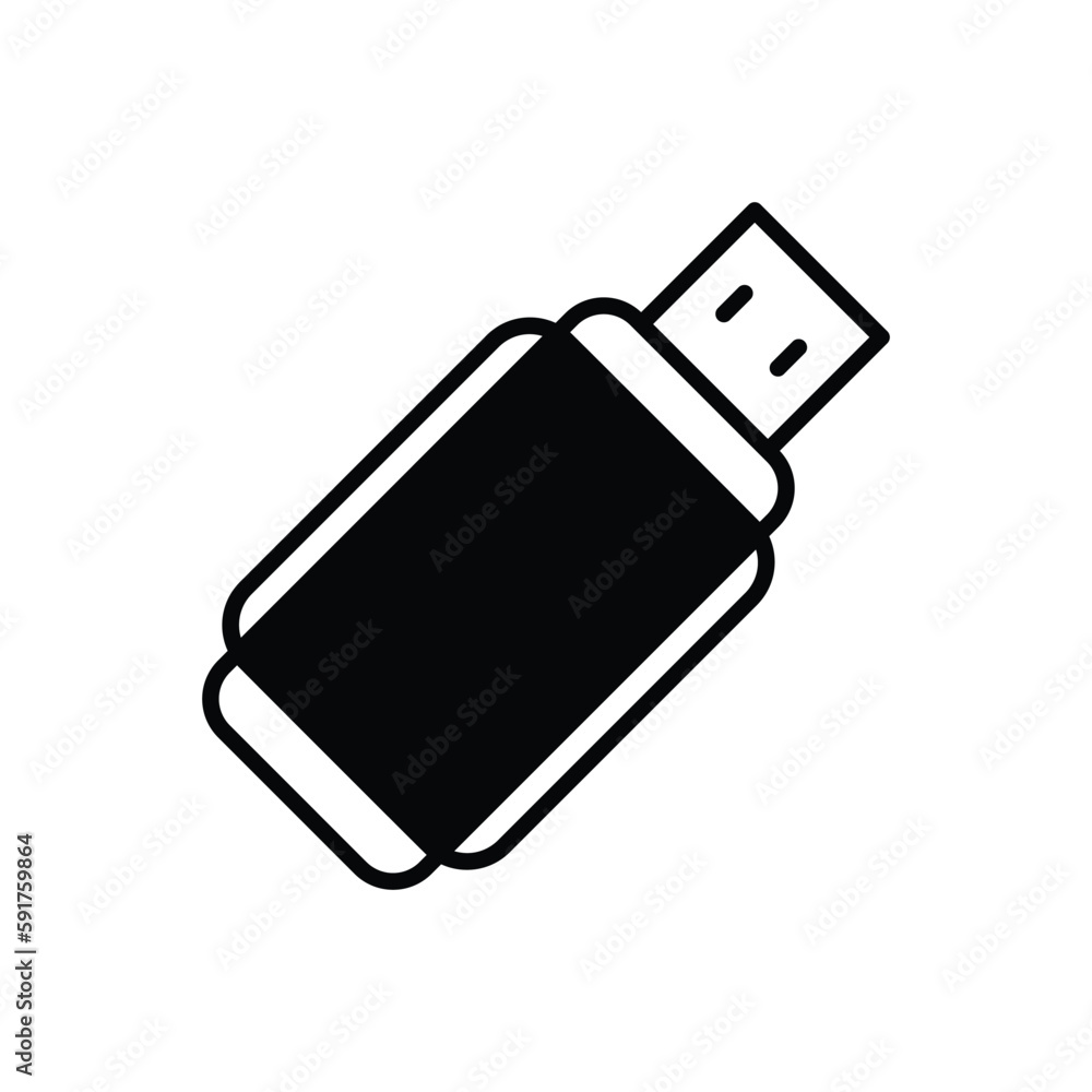 Usb icon vector stock. Usb icon vector stock.