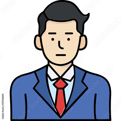 Businessman which can easily edit or modify