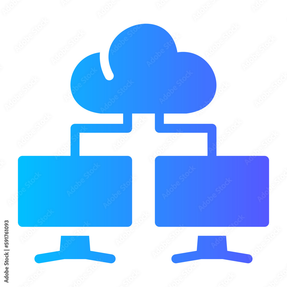 cloud gradient icon cloud gradient icon