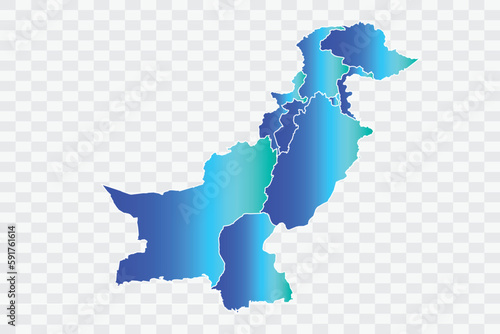 Pakistan Map teal blue Color Background quality files png