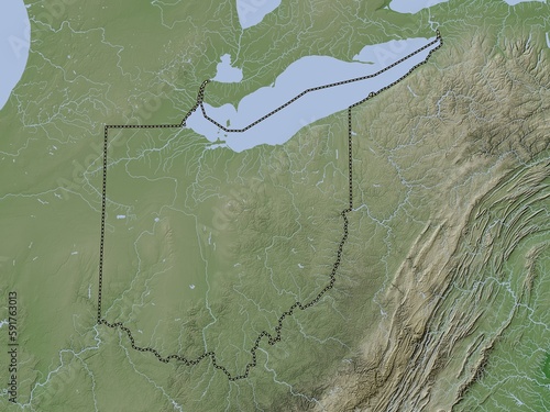 Ohio, United States of America. Wiki. No legend photo