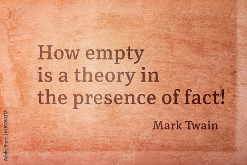 presence of fact Twain