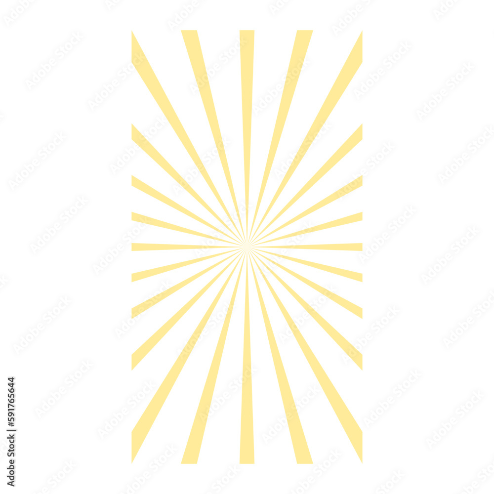 Radial Sunburst Background