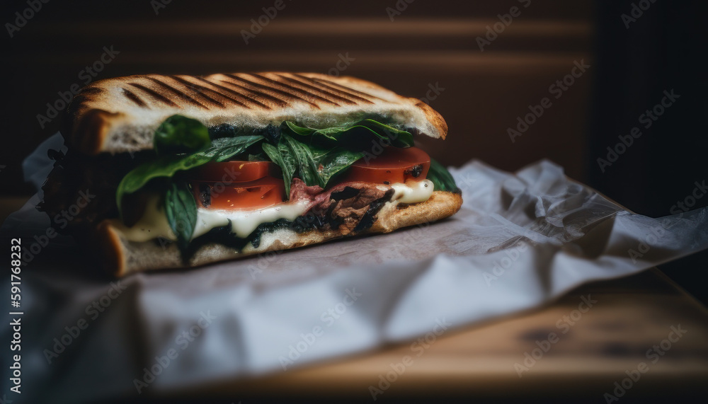 sandwich with salmon Generate Ai sandwich with salmon Generate Ai