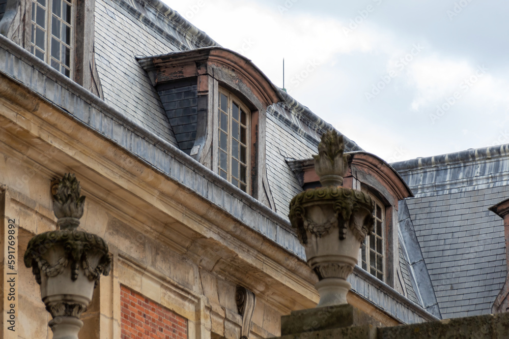 Fototapeta premium old houses in the old town