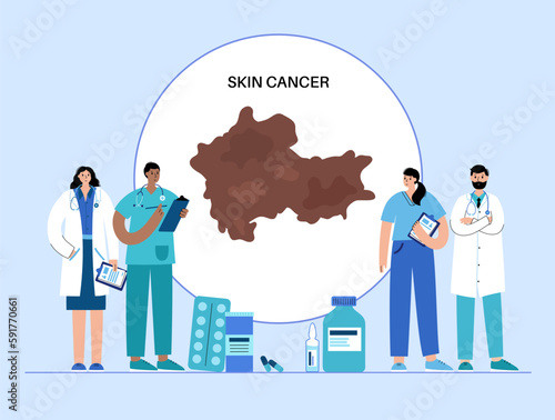 Dermatology clinic concept