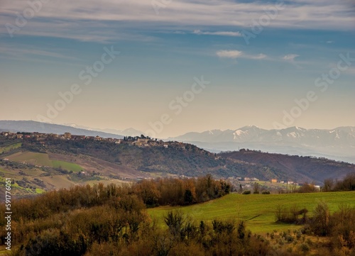 Landscape of Benevento, Italy, birthplace of Saint Pio of Pietrelcina, better known as Padre Pio. Get to know the beauty and history of Italian cities