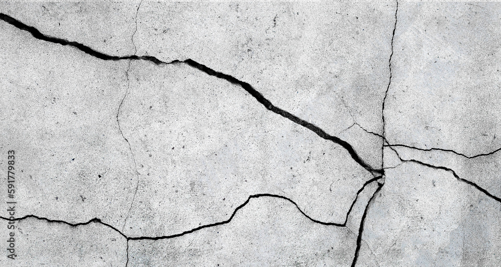 Fototapeta premium Cracked cement floor texture for background.