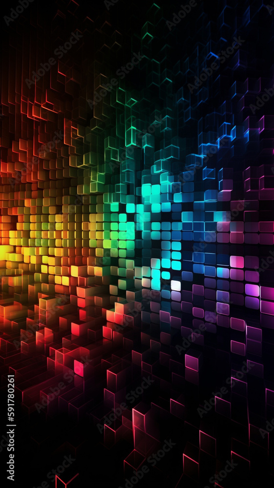 abstract background with colorful squares abstract background with colorful squares