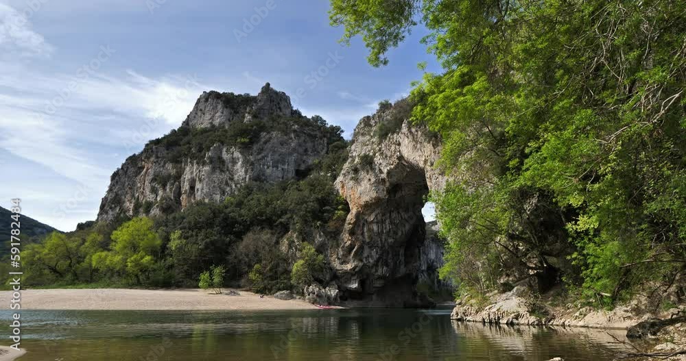 The Pont d Arc, Vallon Pont d Arc, Ardeche department, France The Pont d Arc, Vallon Pont d Arc, Ardeche department, France