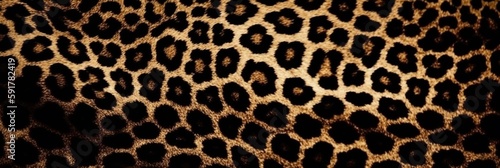 Leopard spots pattern background texture, dots, cheetah, animals, design, Generative AI © Filip