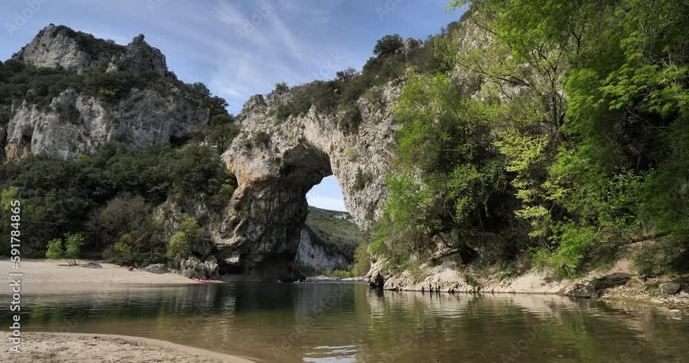 Pont d Arc, Vallon Pont d Arc, Ardeche department, France Pont d Arc, Vallon Pont d Arc, Ardeche department, France