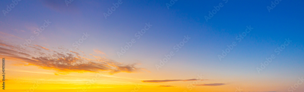 orange sky background,Sunset sky for background or sunrise sky and clouds in the morning.