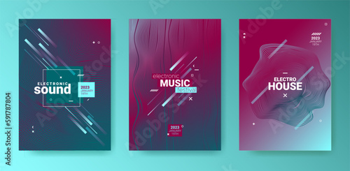 Edm Dj Flyer. Electro Sound...