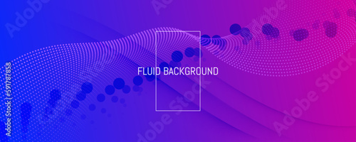 Website Template with Wave ...