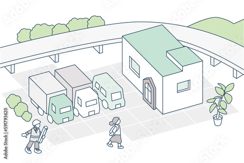 Organizing Car Shipping for Goods Transport. 